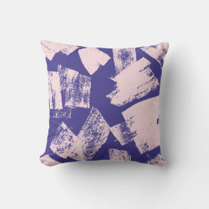 Coussin motif Abstrait créatif transparent avec brosse str