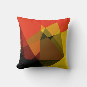 Coussin Motif abstrait de cubisme