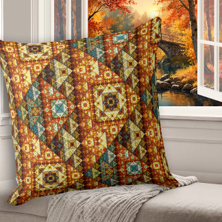 Coussin Motif Abstrait égyptien classique