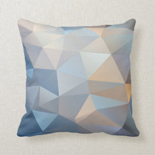 Coussin Motif abstrait frais de triangle
