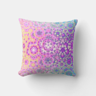 Coussin Motif Abstrait géométrique Pastel Colors