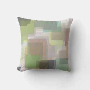 Coussin Motif Abstrait multicolore