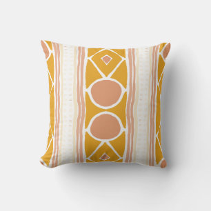 Coussin Motif abstrait rétro des années 70