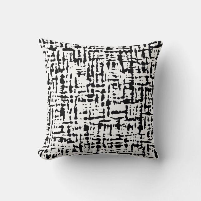 Coussin Motif abstrait sans couture (Recto)