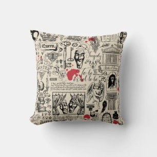 Coussin motif Abstrait sans faille sur le thème du théâtre