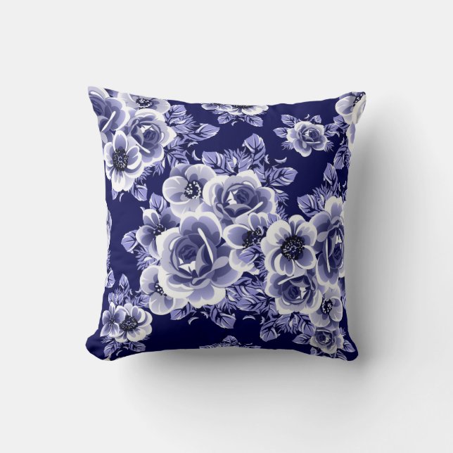 Coussin motif Abstrait sans soudure avec plantes, herbes e (Recto)