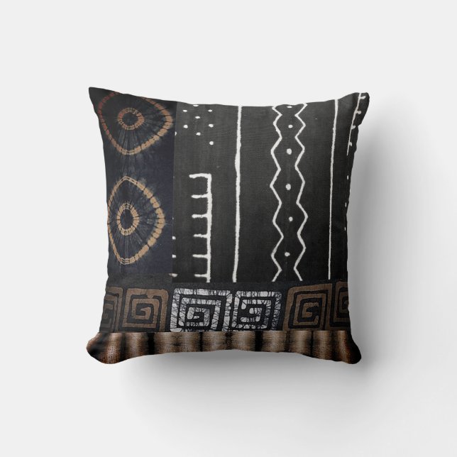 Coussin Motif africain (Recto)