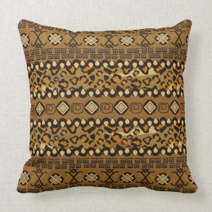 Coussin Motif africain de peau de guépard