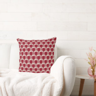 Coussin Motif africain en tissu boueux