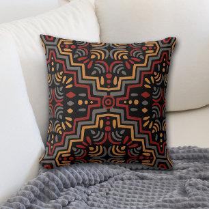 Coussin Motif africain géométrique