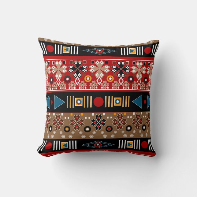 Coussin Motif africain, motif oriental (Recto)