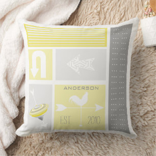 Coussin Motif agricole urbain