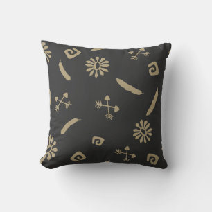 Coussin Motif américain transparent