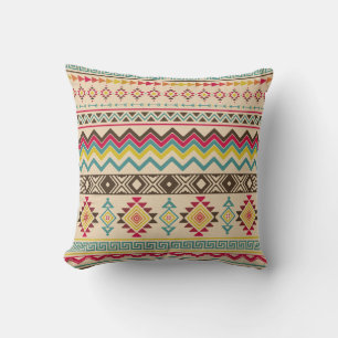 Coussin Motif amérindien navajo