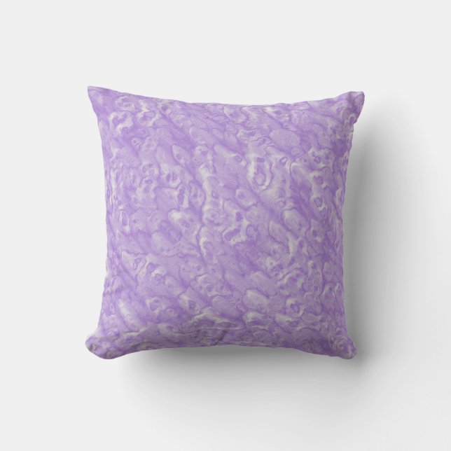 Coussin Motif Amythest et Marbre blanc (Recto)