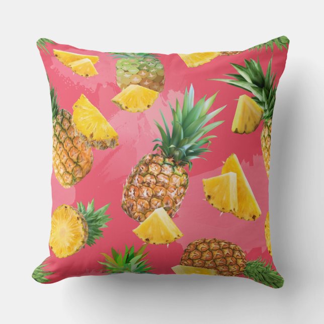 Coussin Motif Ananas 5 (Recto)
