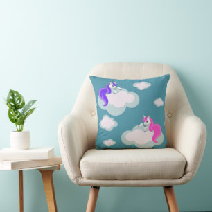 Coussin Motif animal cool - bande dessinée Unicorn 3