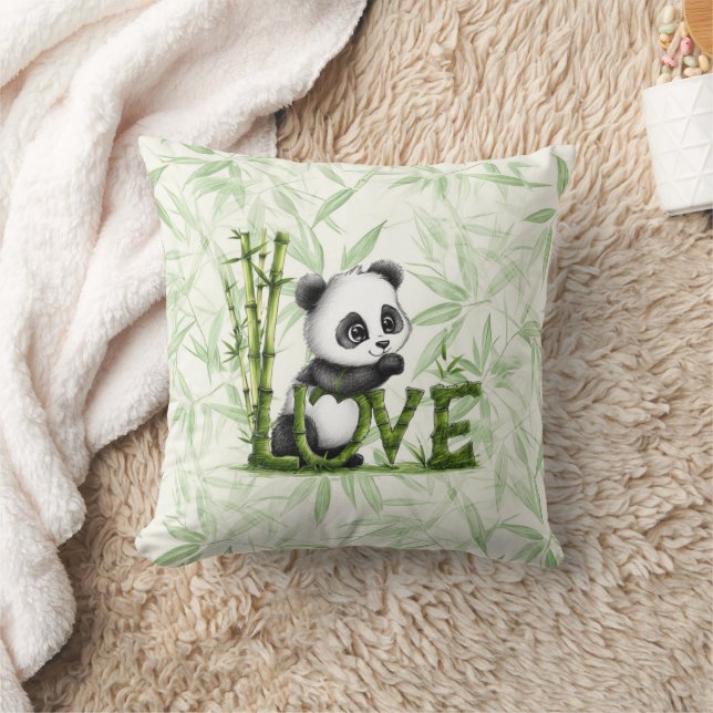 Coussin Motif animal cool - Cute Panda 2 (Couverture)