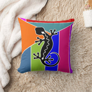 Coussin Motif animal cool - Gecko 2