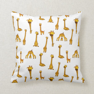 Coussin Motif animal de safari mignon de girafe
