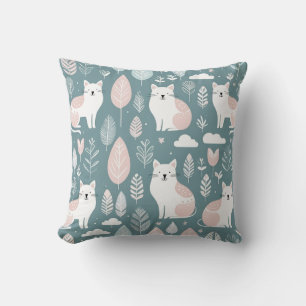 coussin motif animal de style nordique