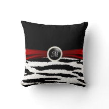 Motif animal Zèbre noir et blanc