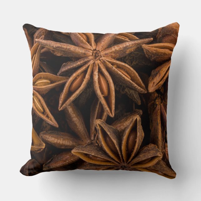 Coussin Motif Anise Stars (Recto)