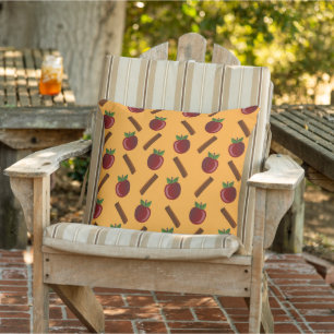 Coussin Motif Apple Cinnamon