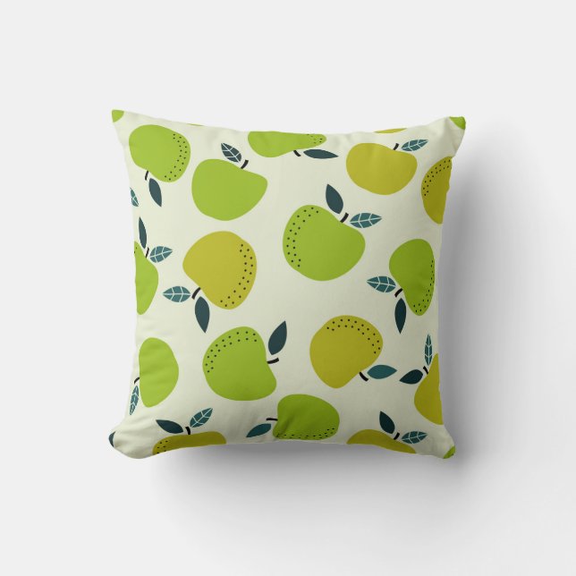 Coussin Motif Apple sans soudure. Illustration du thème de (Recto)