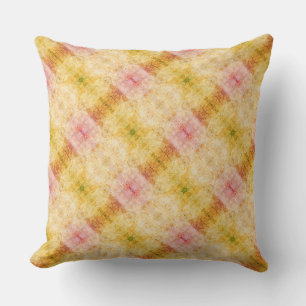 Coussin Motif aquarelle pastel bohème