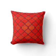 Motif arabe rouge