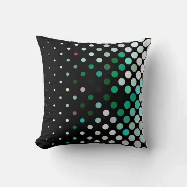 Coussin motif arrière - plan Abstrait mi-teinte. Co géomét (Recto)
