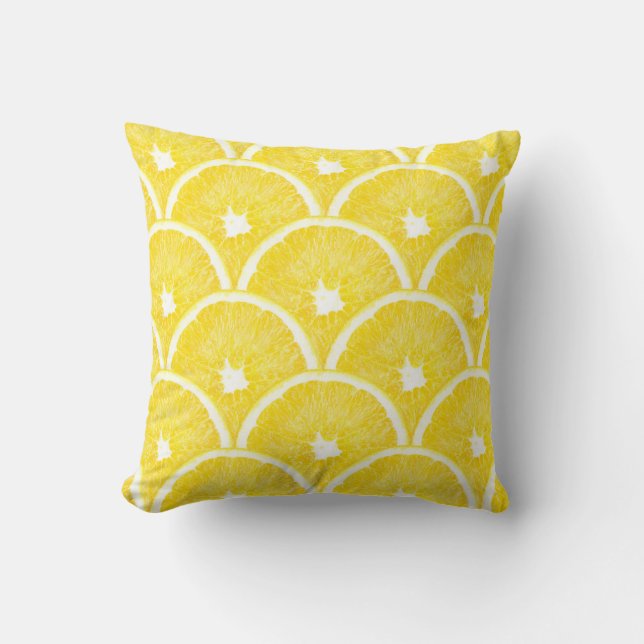 Coussin Motif Arrière - plan de pâte orange vibrant (Recto)