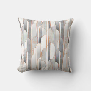 Coussin Motif art déco abstrait sans couture et texture