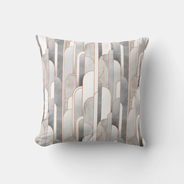 Coussin Motif art déco abstrait sans couture et texture (Recto)