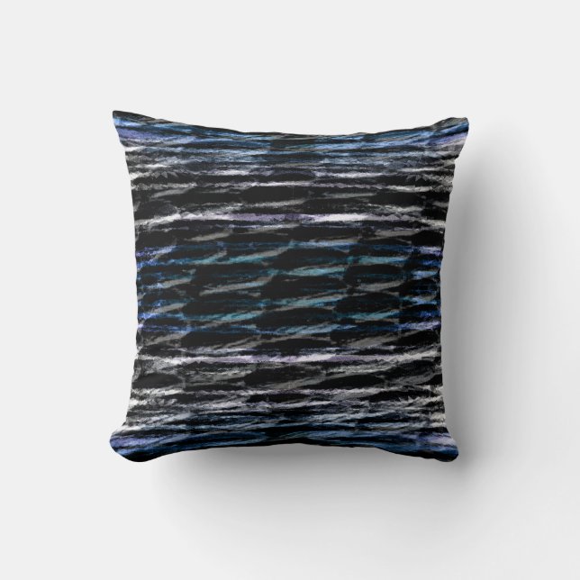 Coussin motif Art déco transparent (Recto)