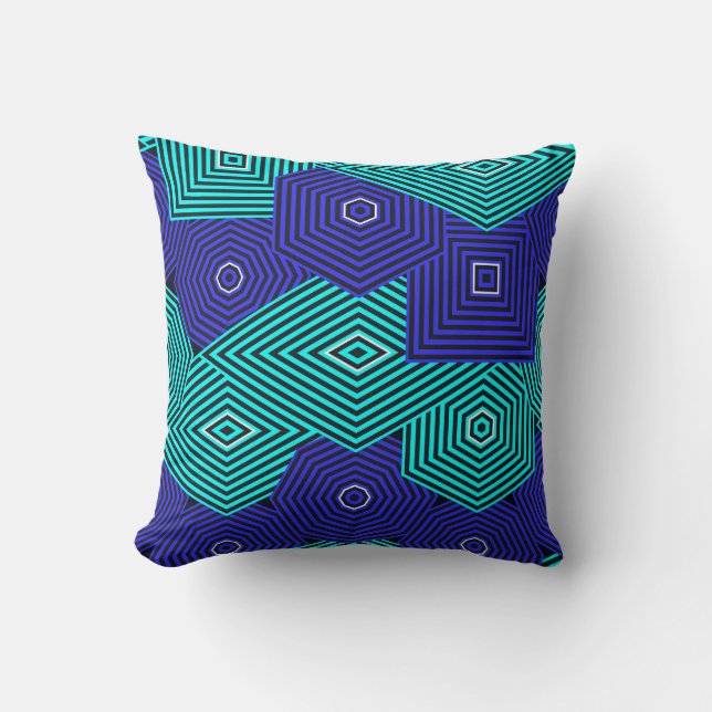 Coussin Motif Art Nouveau  (Recto)
