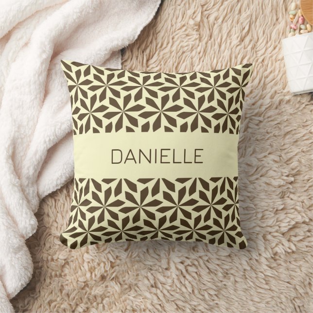 Coussin motif au lait et au chocolat (Couverture)