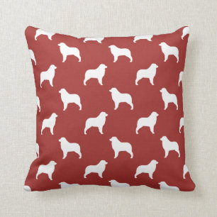 Coussin Motif australien des silhouettes de berger