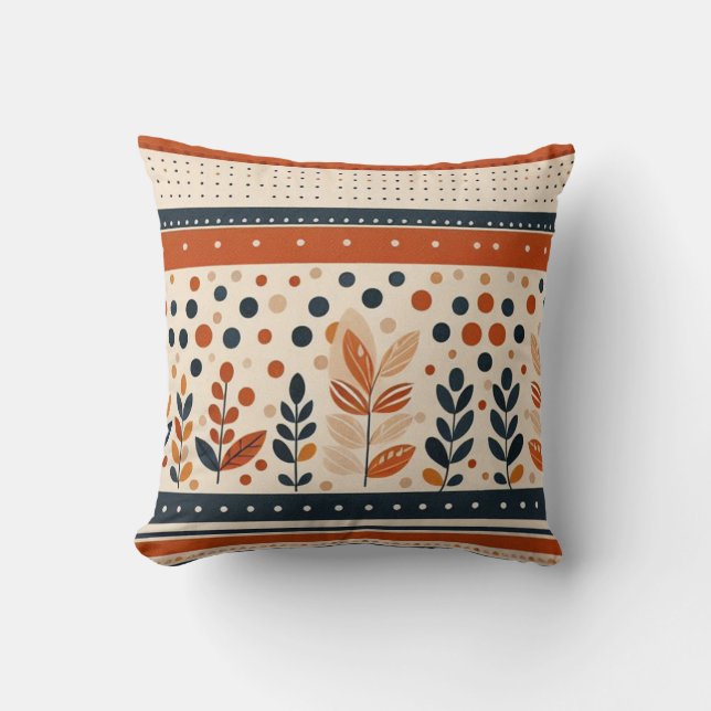 Coussin Motif Automne (Recto)