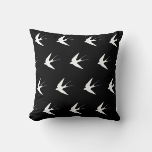 Coussin Motif avale - Oiseaux blancs
