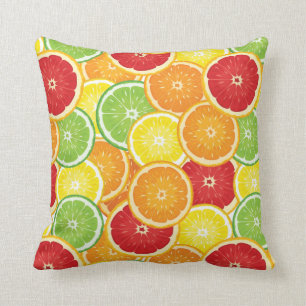 Coussin Motif avec des agrumes