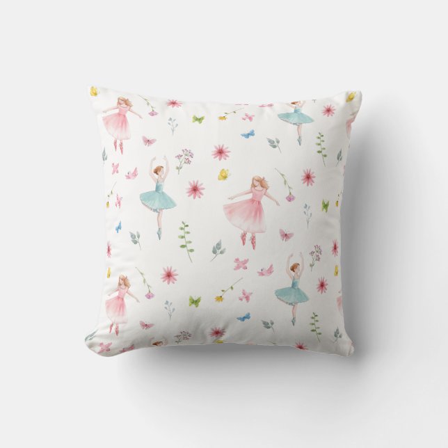 Coussin Motif Ballerina (Recto)