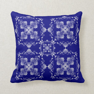 Coussin Motif baroque de style. Motif de Noël