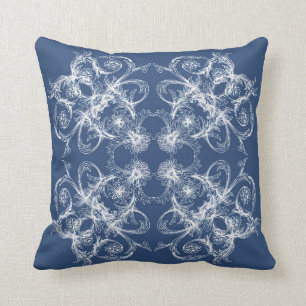 Coussin Motif baroque de style. Motif de Noël