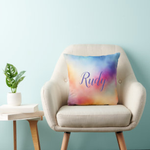 Coussin Motif batik coloré