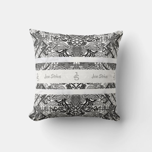 Coussin Motif BATIK moderne (Recto)