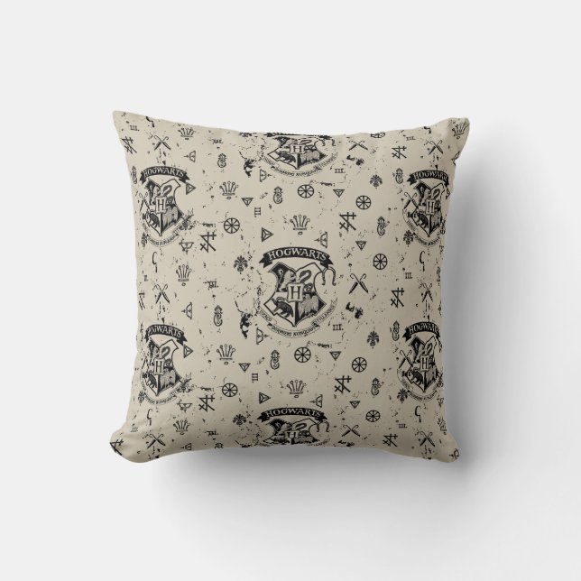 Coussin Motif beige de HOGWARTS™ (Recto)