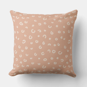 Coussin Motif Beige sans fil