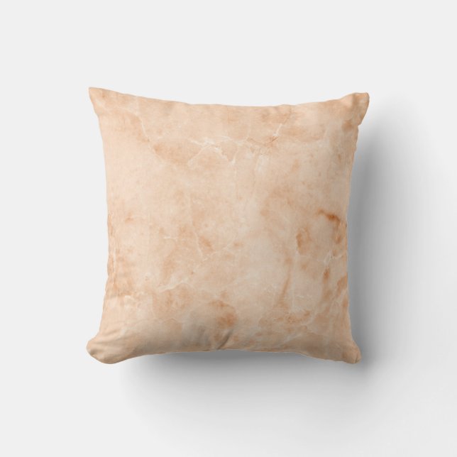 Coussin Motif blanc texture marbre (Recto)